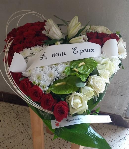 JOLI COEUR DE FLEURS FRAICHE BLANC ROUGE JOLI COEUR DE FLEURS FRAICHE BLANC ROUGE