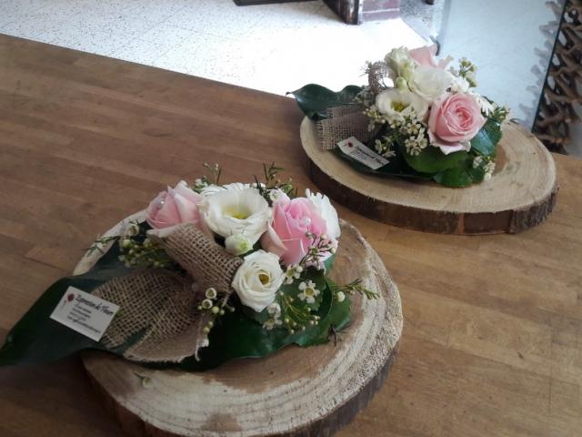 COMPOSITION FLORALE  , BOUQUET BULLE , CENTRE DE TABLE  PERSONNALISABLE