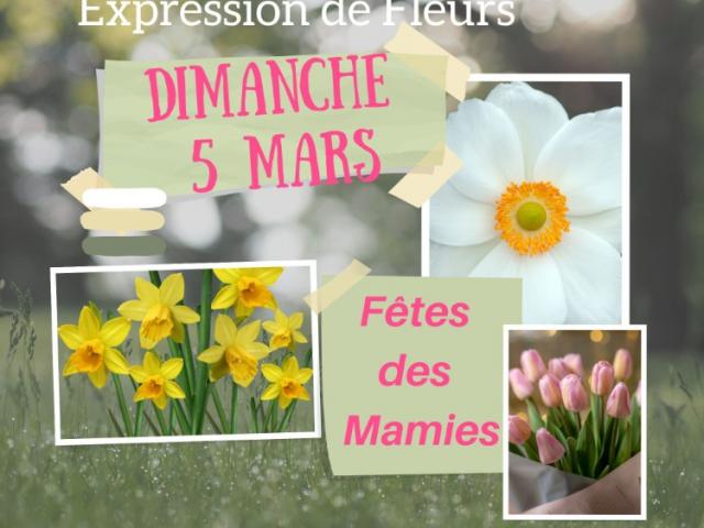 DIMANCHE 5 MARS  .Utilisez le pouvoir des fleurs pour lui dire  